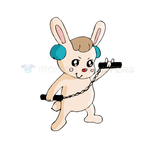 Rabbit Iron-on Stickers (Heat Transfers)NO.8920